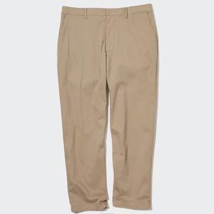 Uniqlo Stretch Relaxed Pants in Beige (Size M)